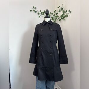 Banana Republic Black Trench Coat